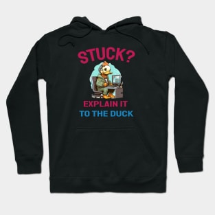 Stuck explain it to the duck Hoodie